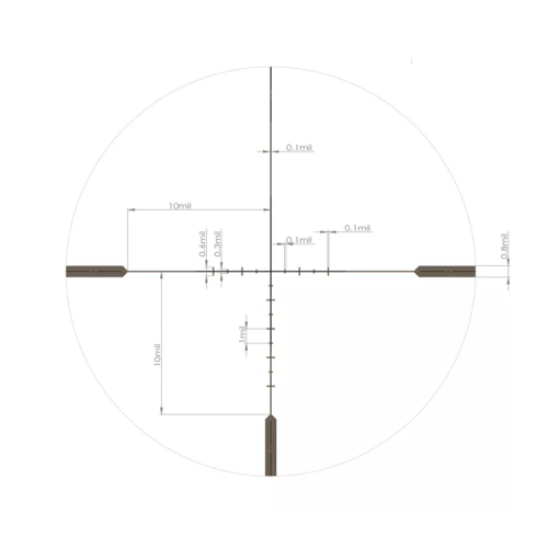 Оптический прицел ARTELV CRS Fiber 1-10x28 SFP 34мм