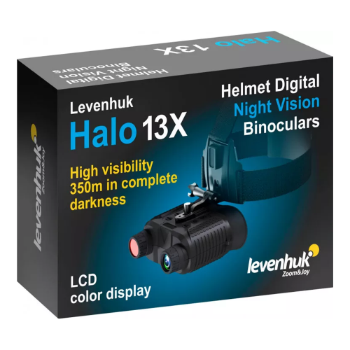 Цифровой бинокль Levenhuk Halo 13X Helmet, с креплением на голову