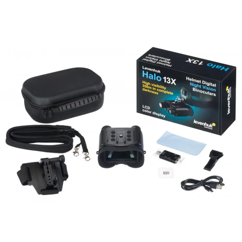 Цифровой бинокль Levenhuk Halo 13X Helmet, с креплением на голову