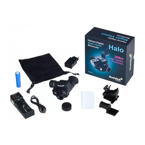 Цифровой монокуляр Levenhuk Halo NVM20 Helmet, с креплением