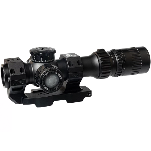 Загонный прицел March-F 1-10x24 Shorty DR-TR1FB FFP+SFP 30мм
