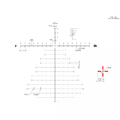 Оптический прицел MewLite 3-18x50 FFP IR