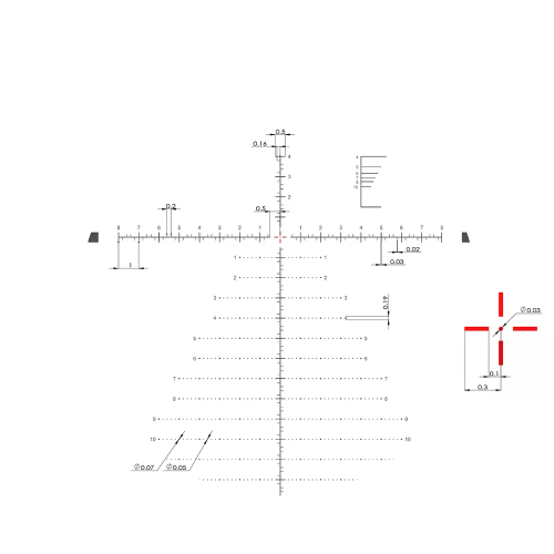 Оптический прицел MewLite 5-30x56 FFP IR