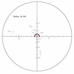 Vector Optics VictOptics S6 1-6x24I Fiber LPVO