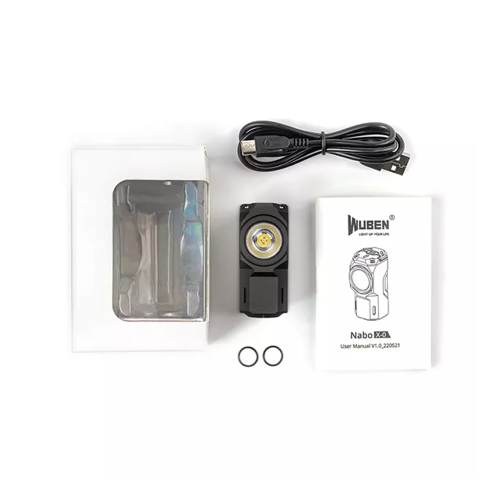 Фонарь Wuben X0 Black с налобным креплением